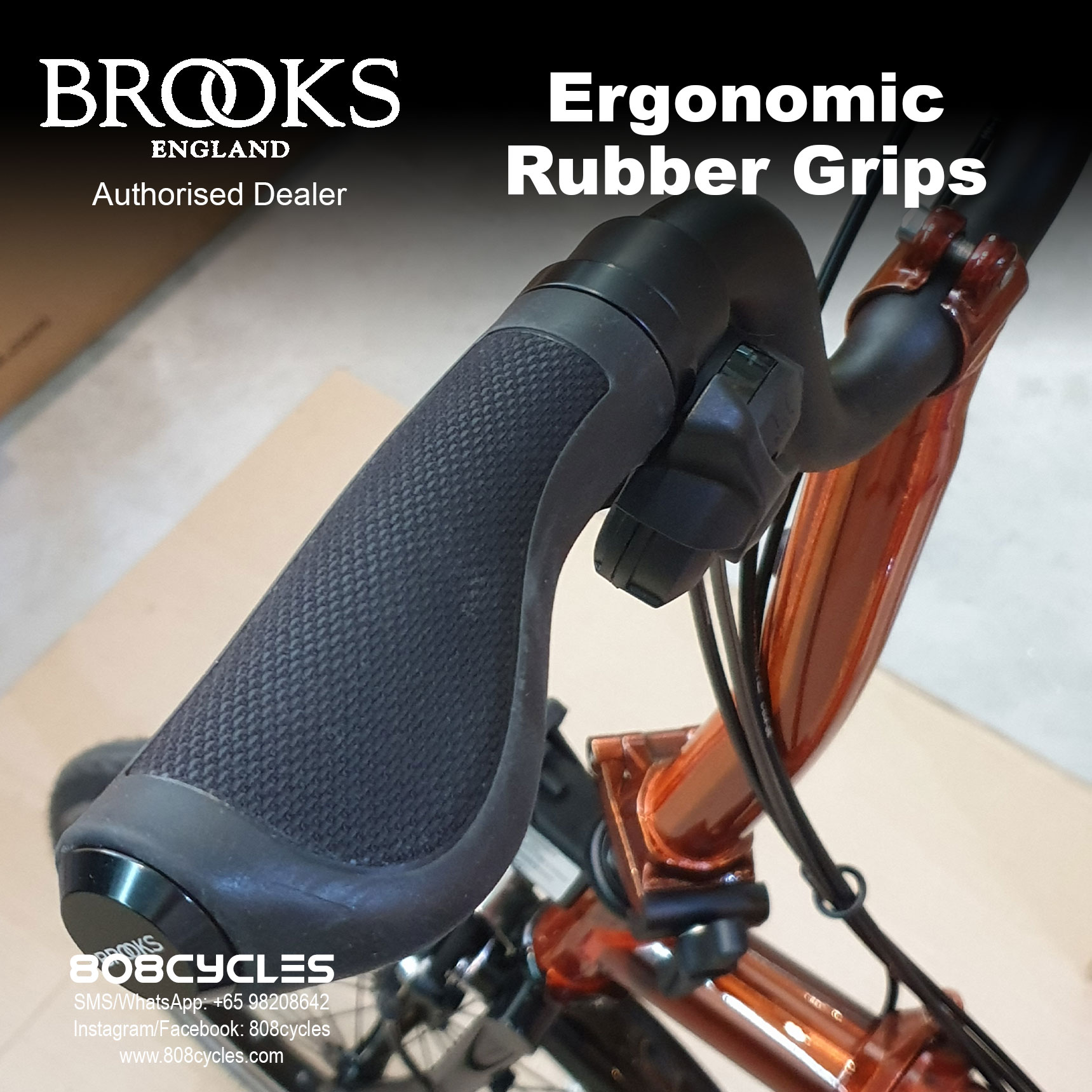 BROOKS Ergonomic Rubber Grips - Image 5