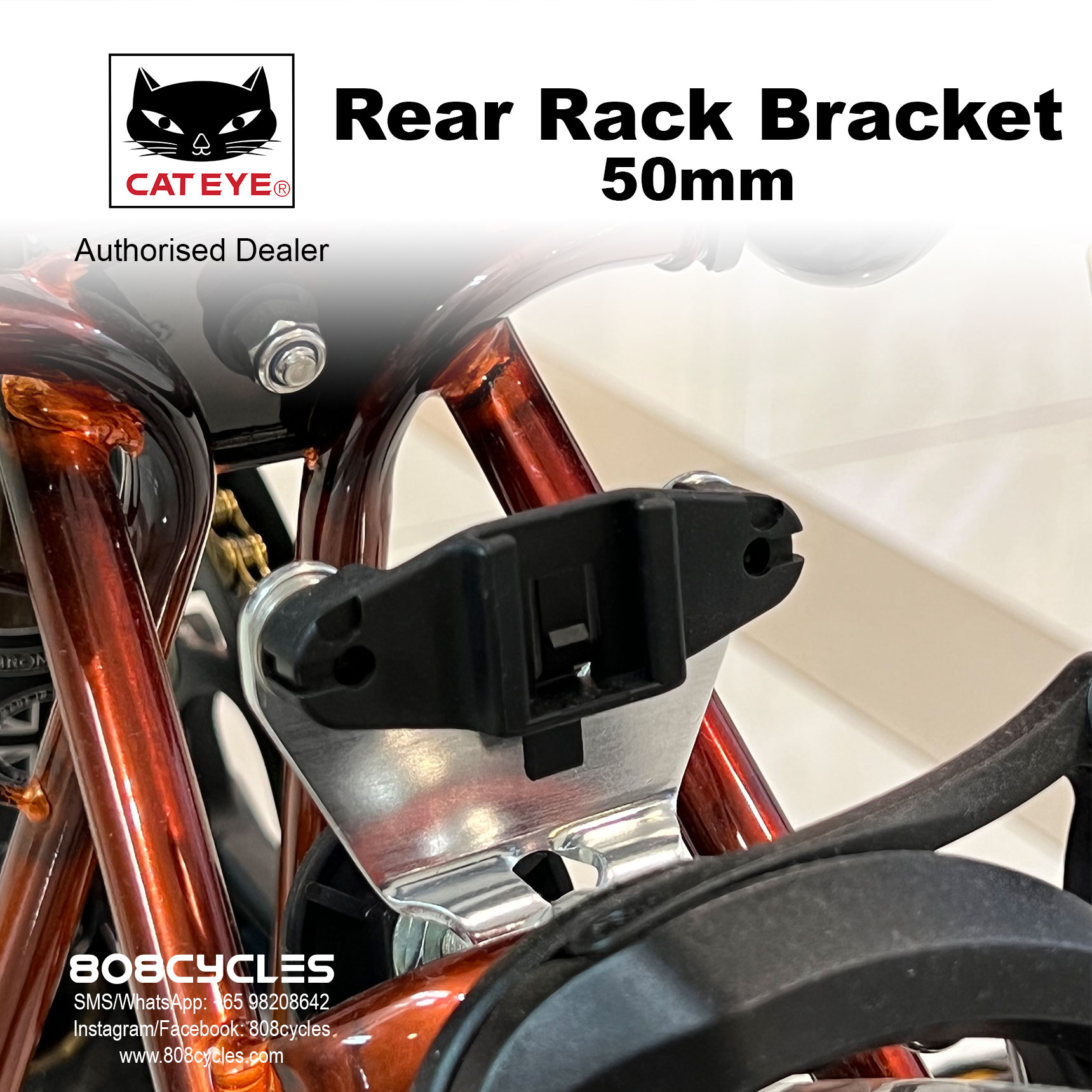 Cateye Rear Rack Bracket - Image 3