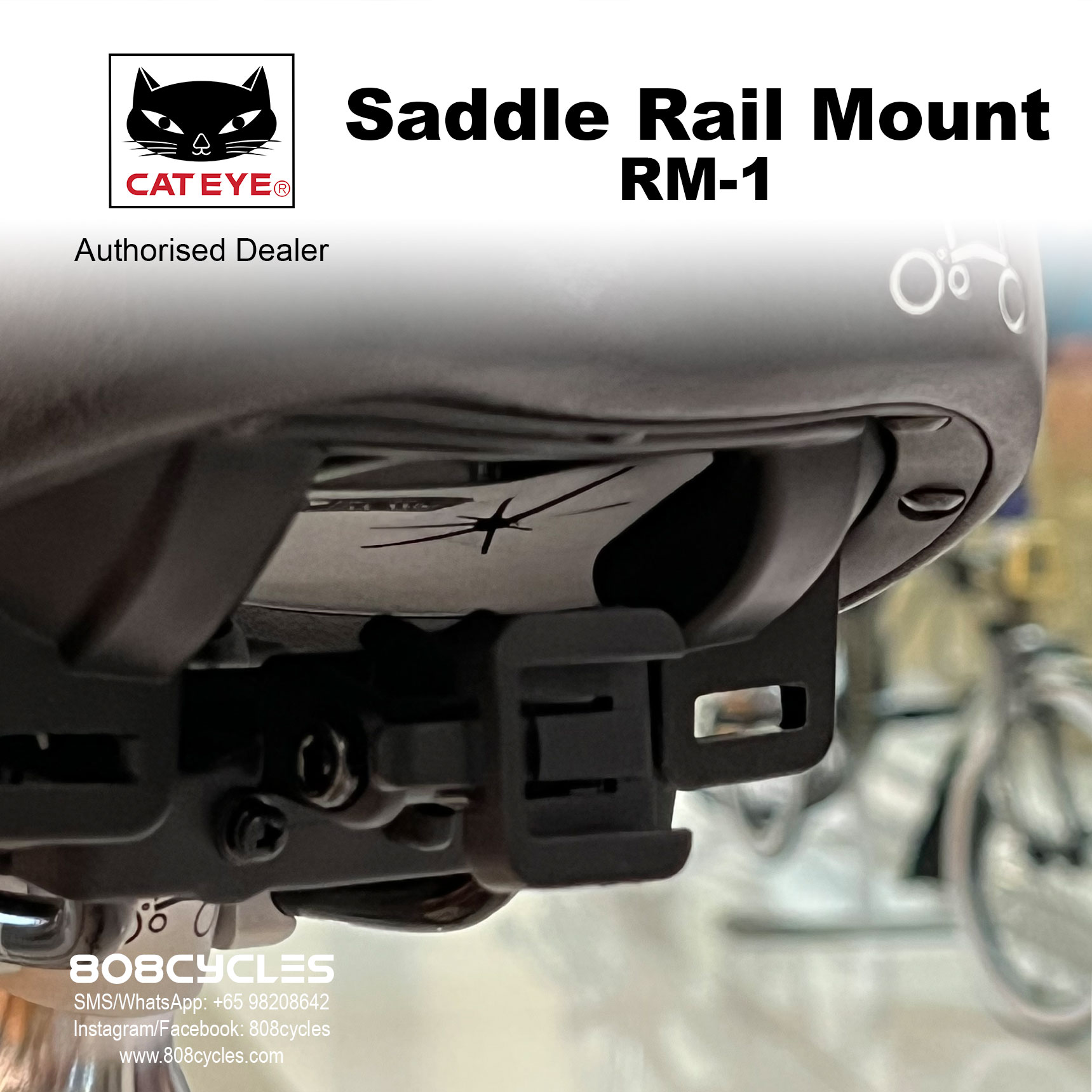 Cateye Saddle Rail Mount RM-1 - Image 4