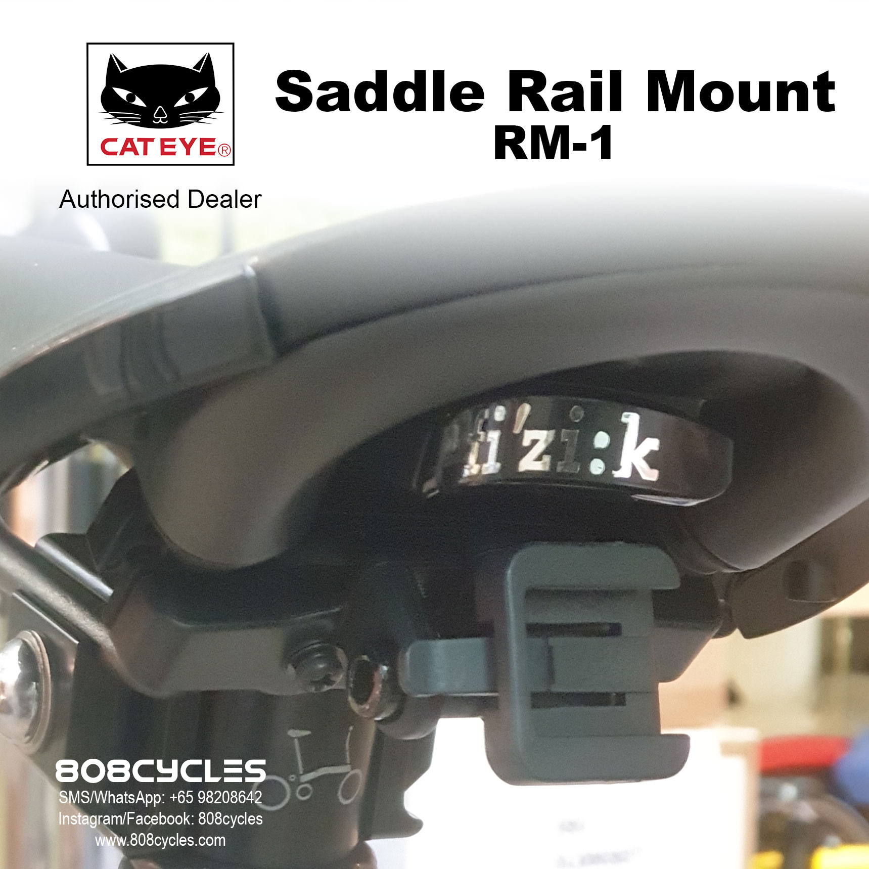 Cateye Saddle Rail Mount RM-1 - Image 5