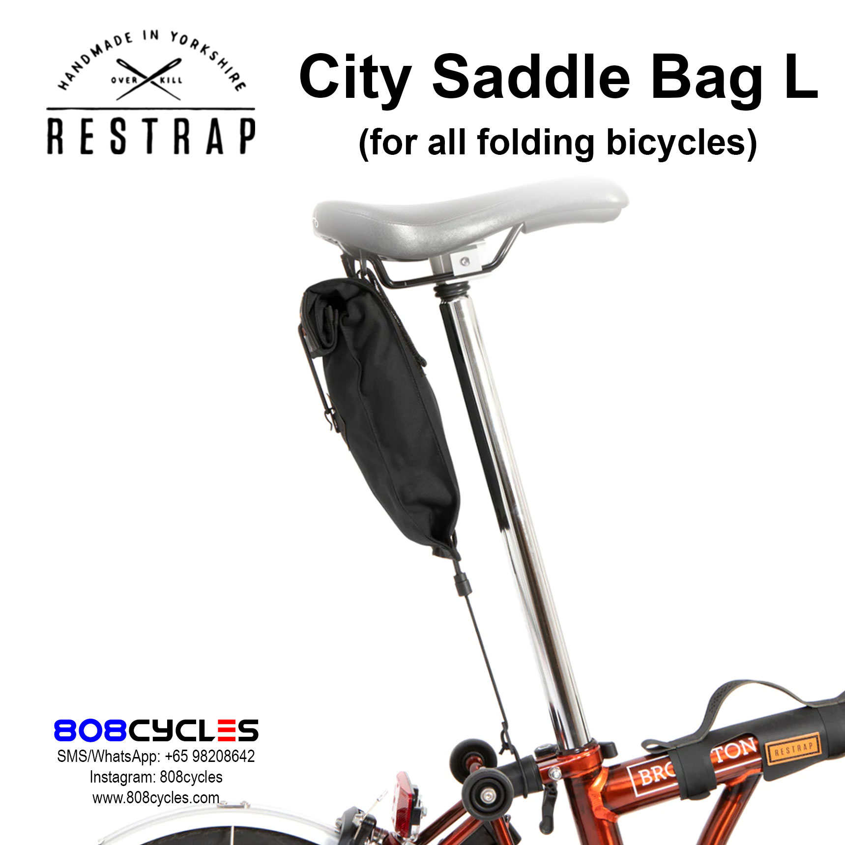 Restrap City Saddle Bag Large - Image 3