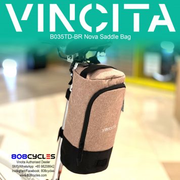 Vincita B035TD Nova 5.5L Saddle Bag for Folding Bikes