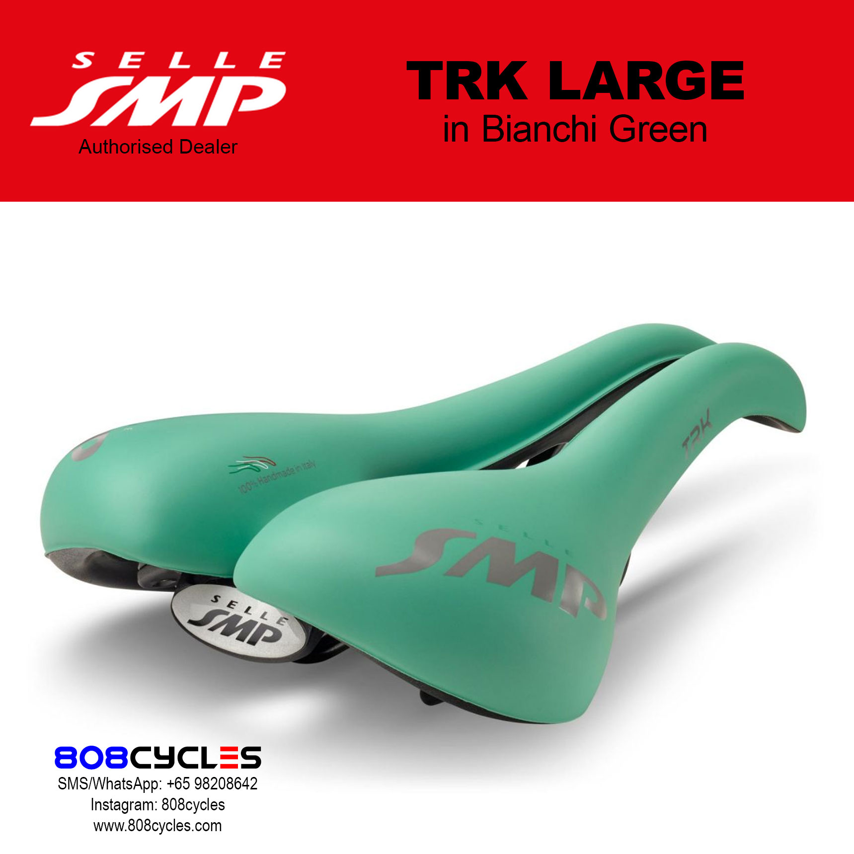Selle SMP TRK Large BIANCHI GREEN