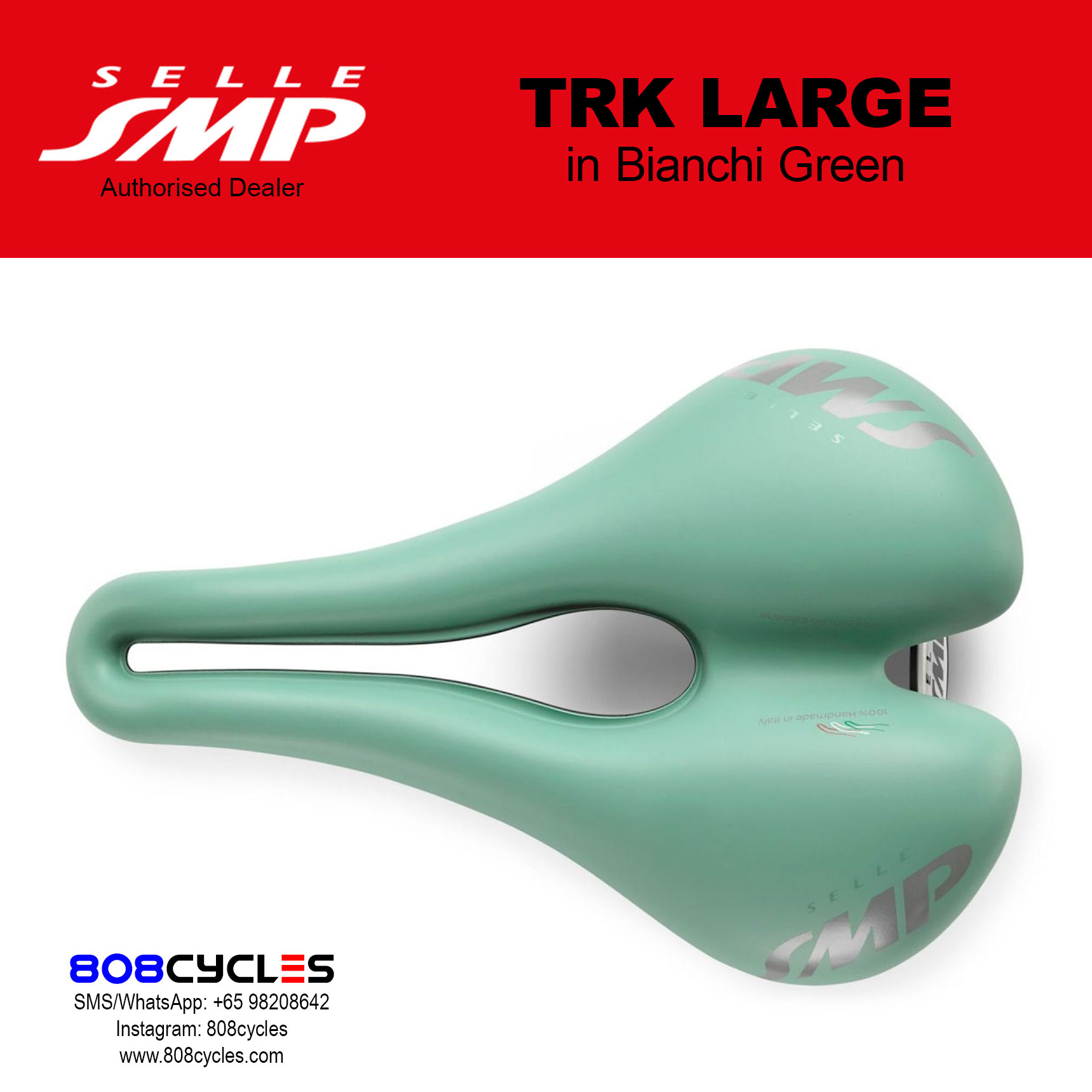 Selle SMP TRK Large BIANCHI GREEN - Image 4