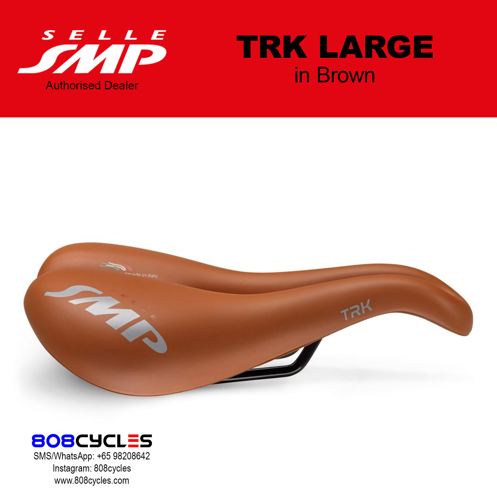Selle SMP TRK Large BROWN - Image 5