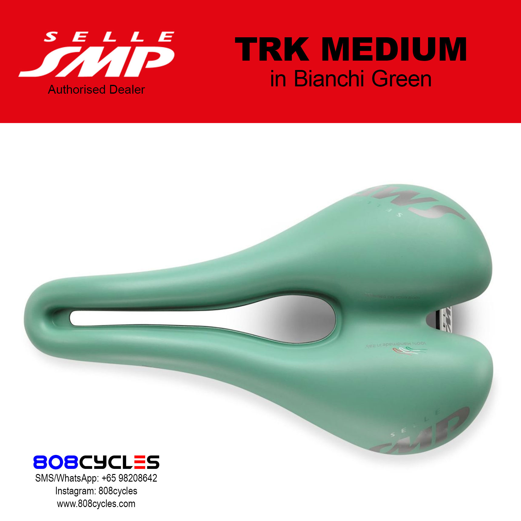 Selle SMP TRK Medium BIANCHI GREEN - Image 4