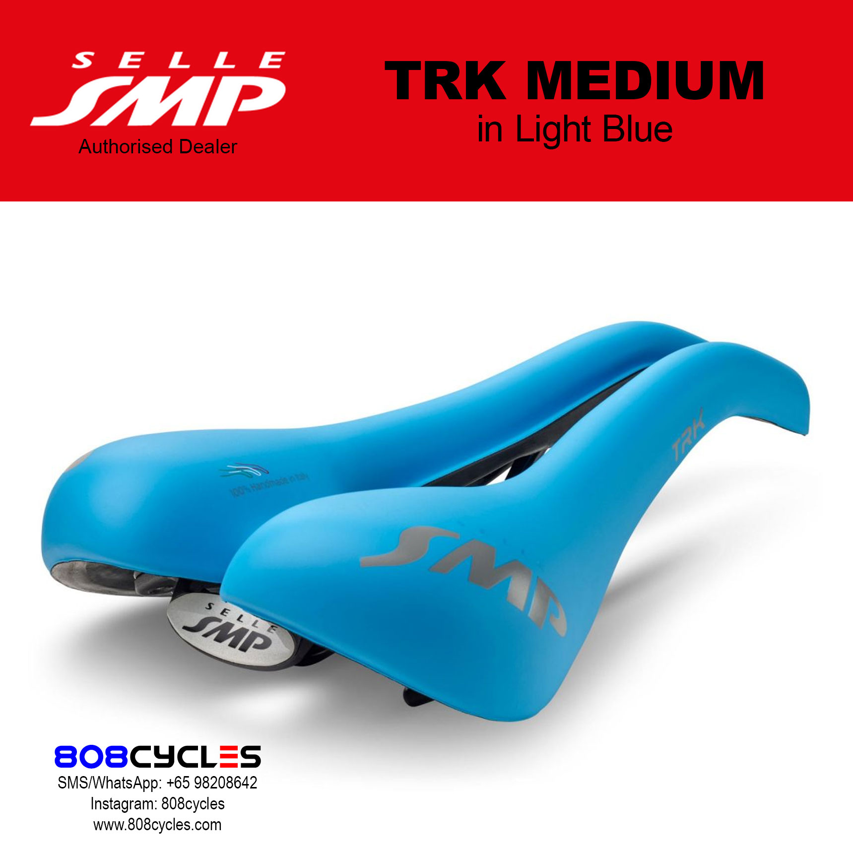 Selle SMP TRK Medium LIGHT BLUE