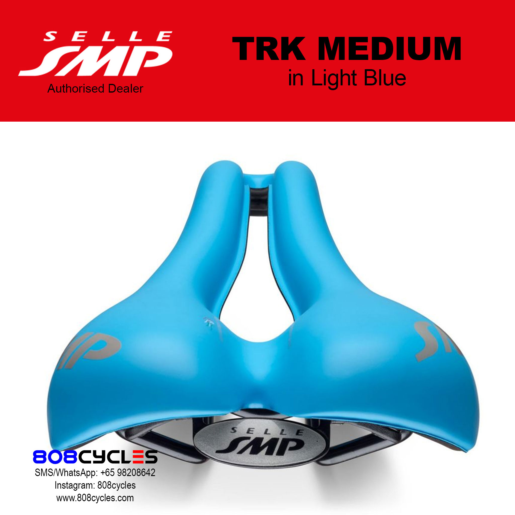 Selle SMP TRK Medium LIGHT BLUE - Image 3