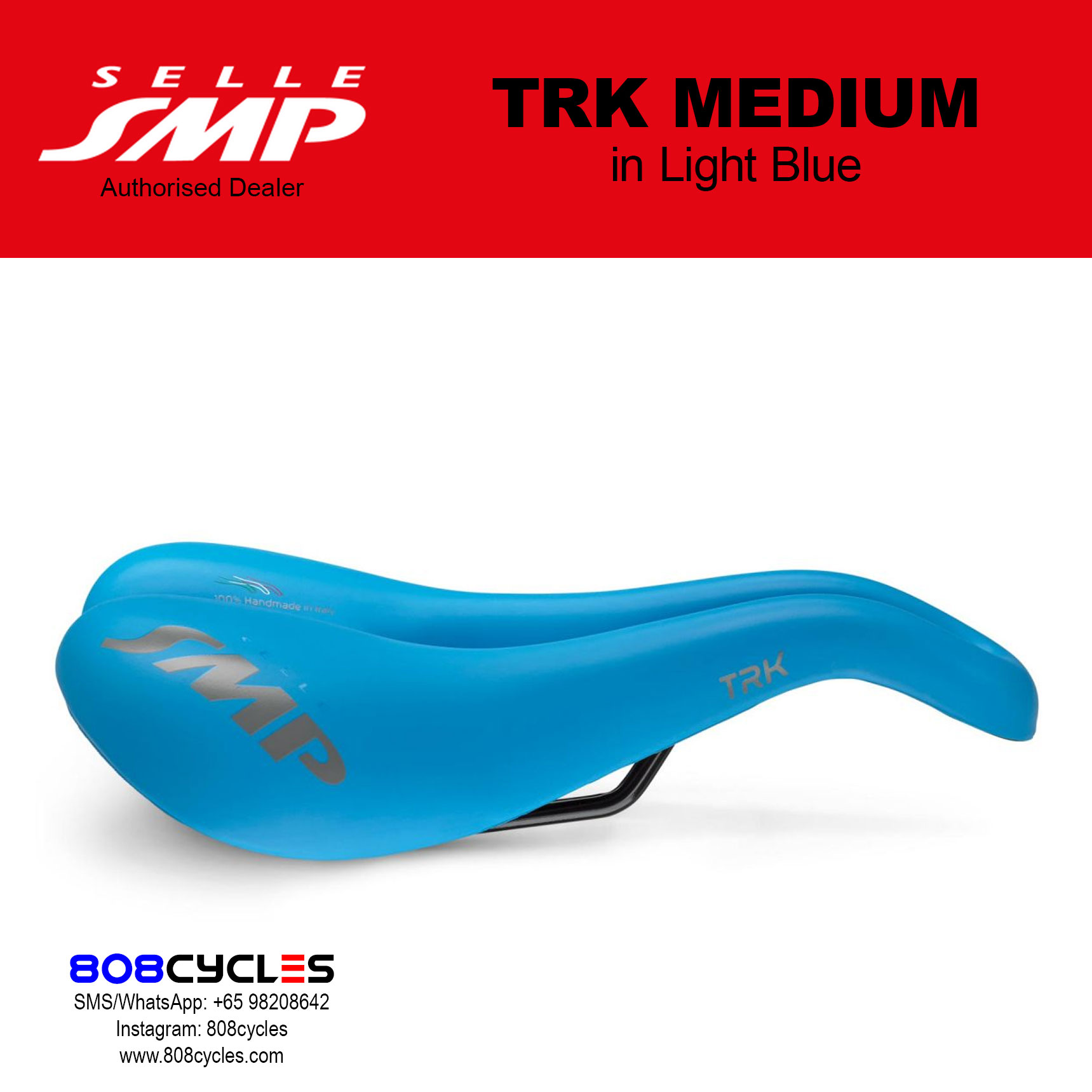 Selle SMP TRK Medium LIGHT BLUE - Image 5