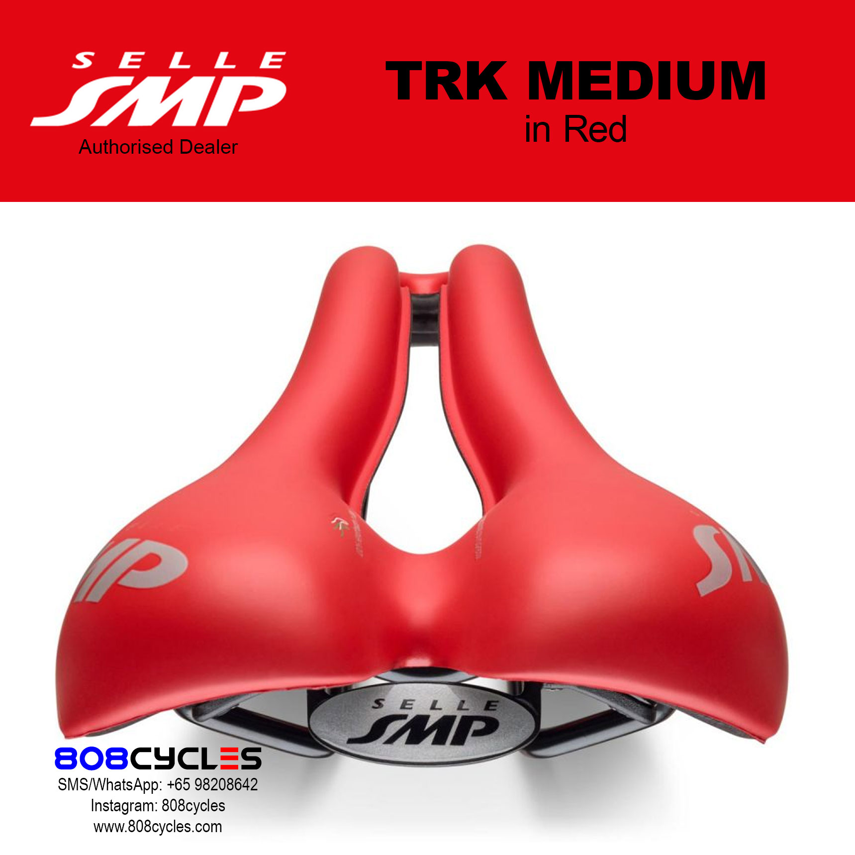 Selle SMP TRK Medium RED - Image 3