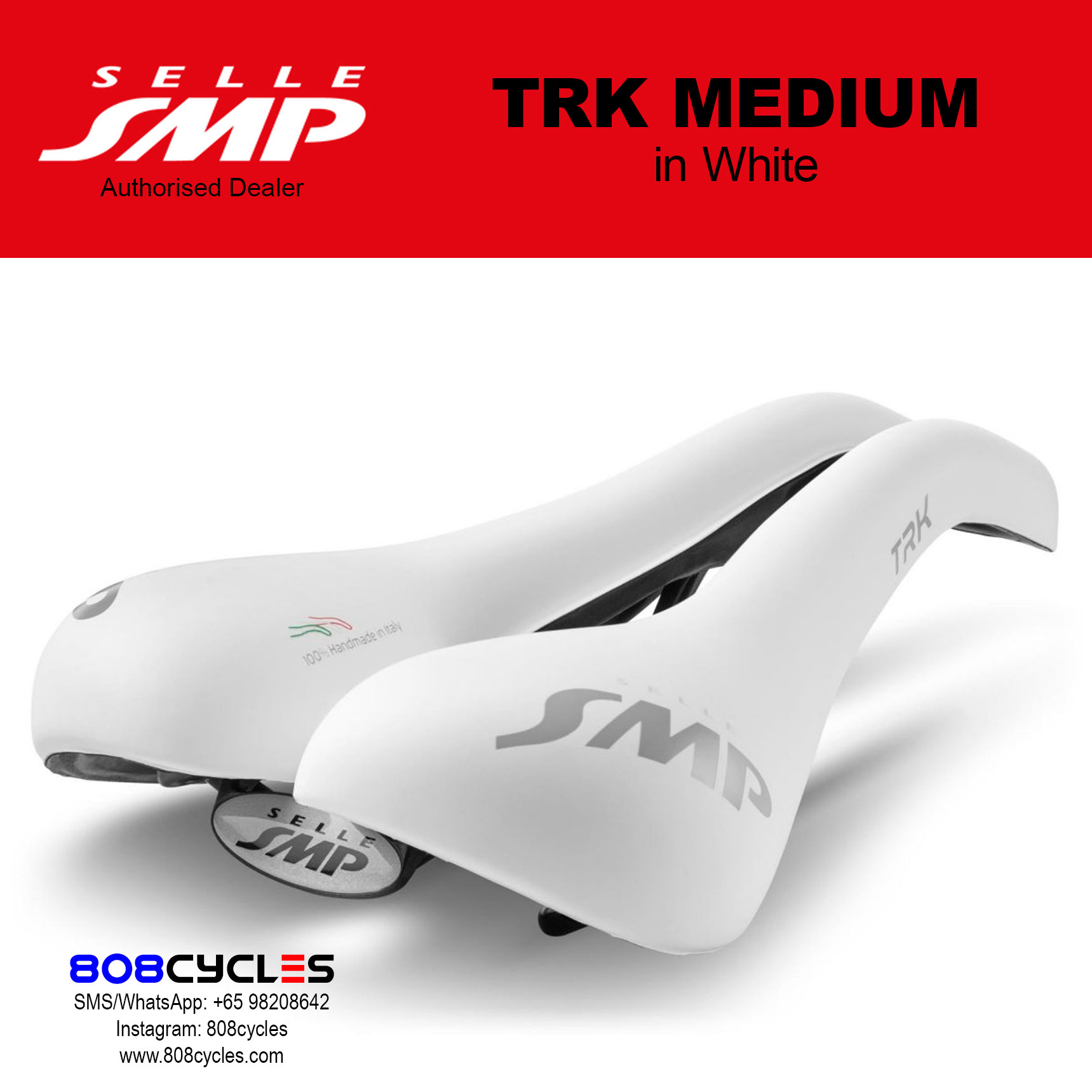 Selle SMP TRK Medium WHITE
