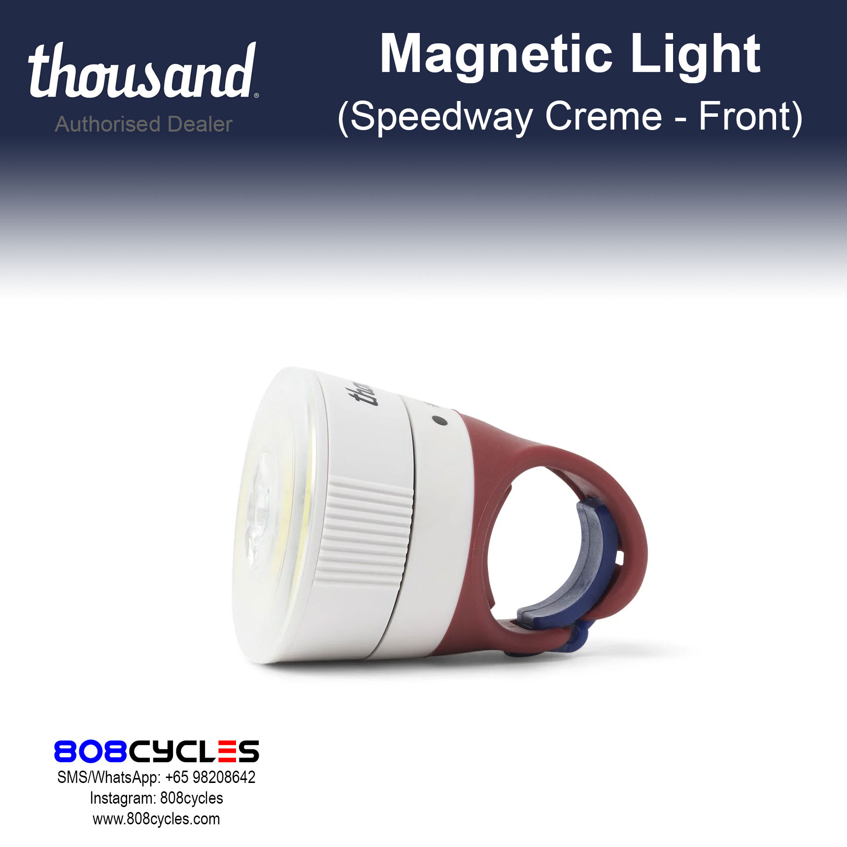 Thousand Traveler Magnetic Light - Speedway Creme - Image 9