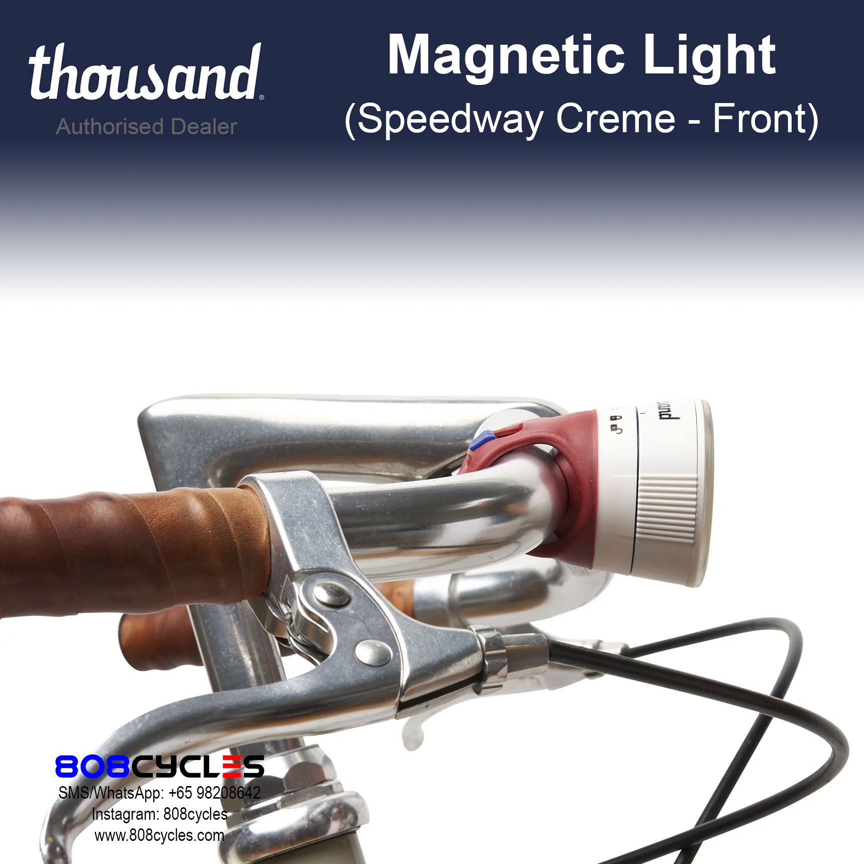 Thousand Traveler Magnetic Light - Speedway Creme - Image 12