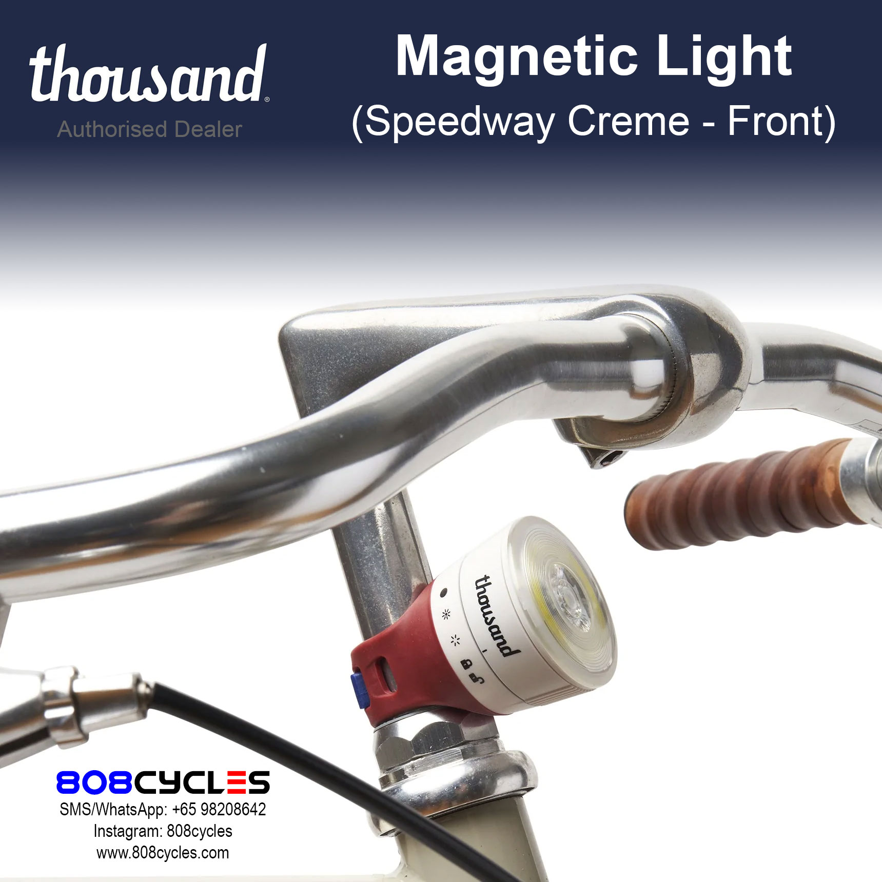 Thousand Traveler Magnetic Light - Speedway Creme - Image 3