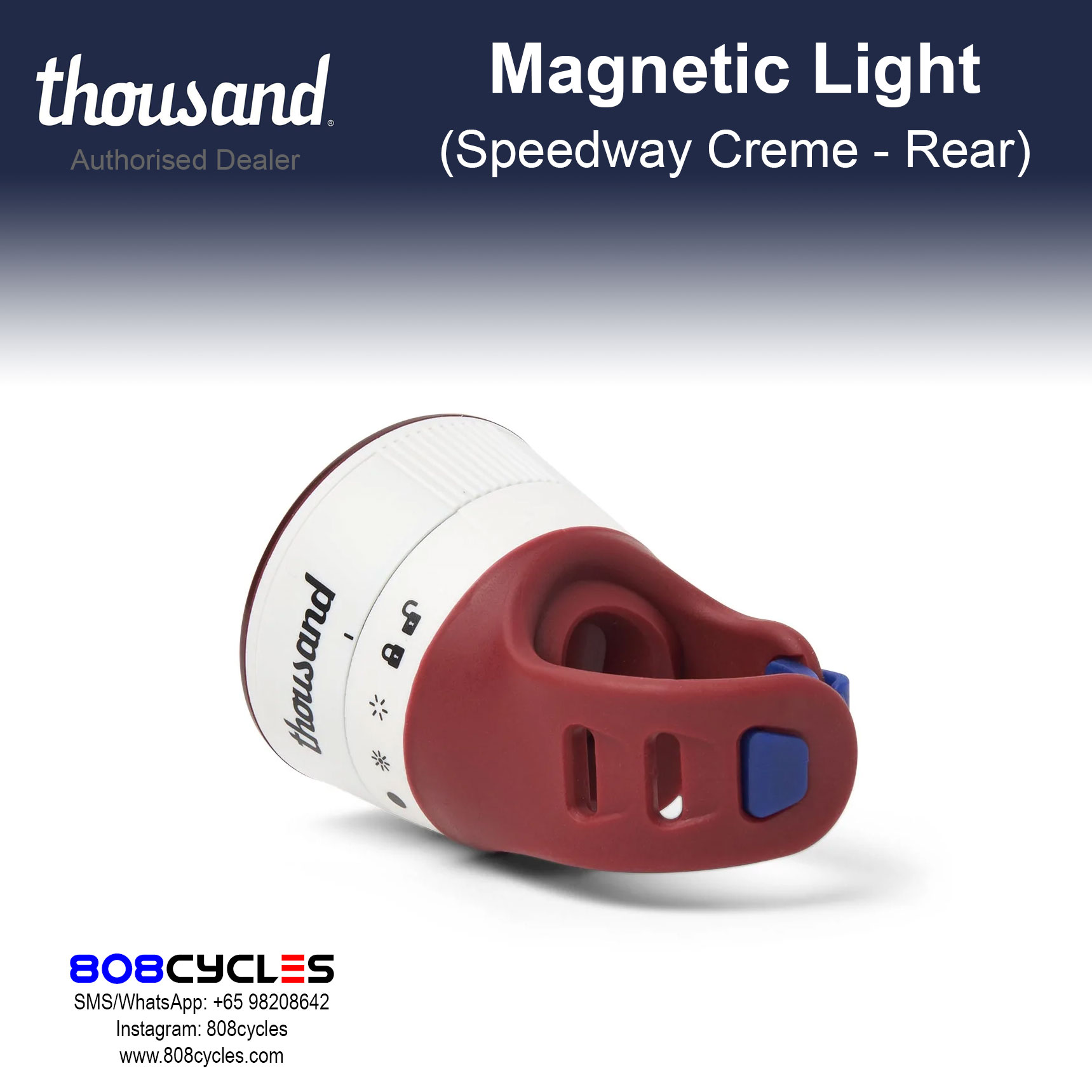Thousand Traveler Magnetic Light - Speedway Creme - Image 5