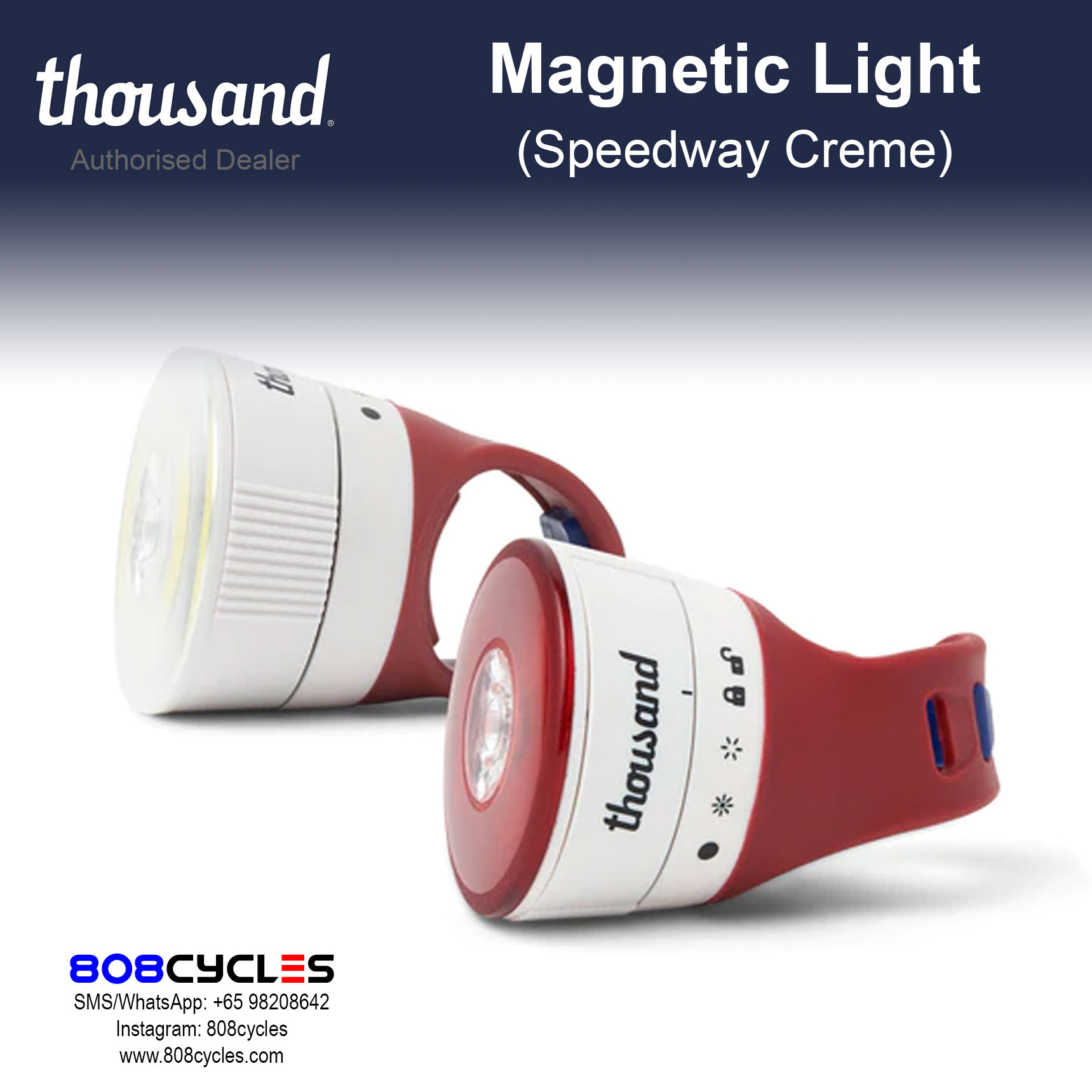 Thousand Traveler Magnetic Light - Speedway Creme