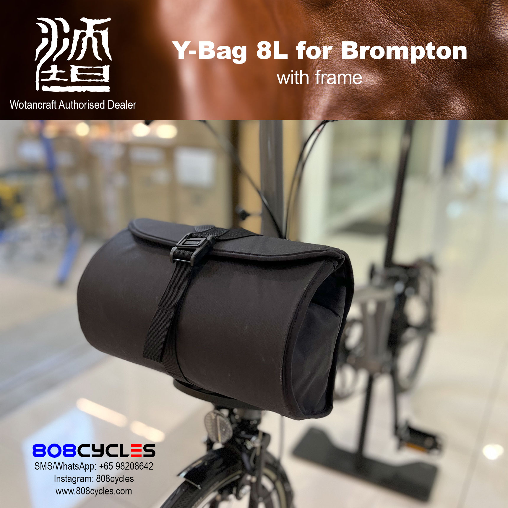 Wotancraft Y-Bag 8L for Brompton - Image 2