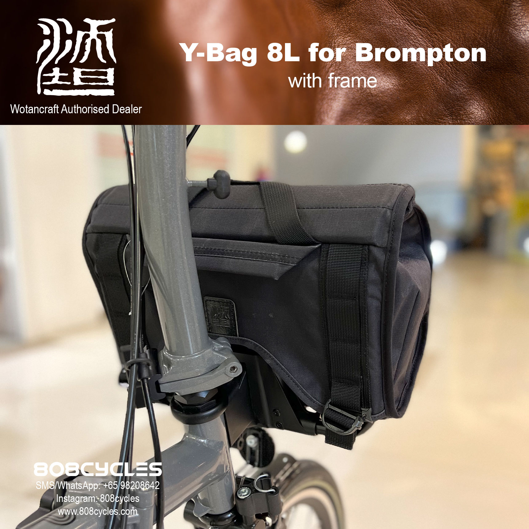 Wotancraft Y-Bag 8L for Brompton - Image 4