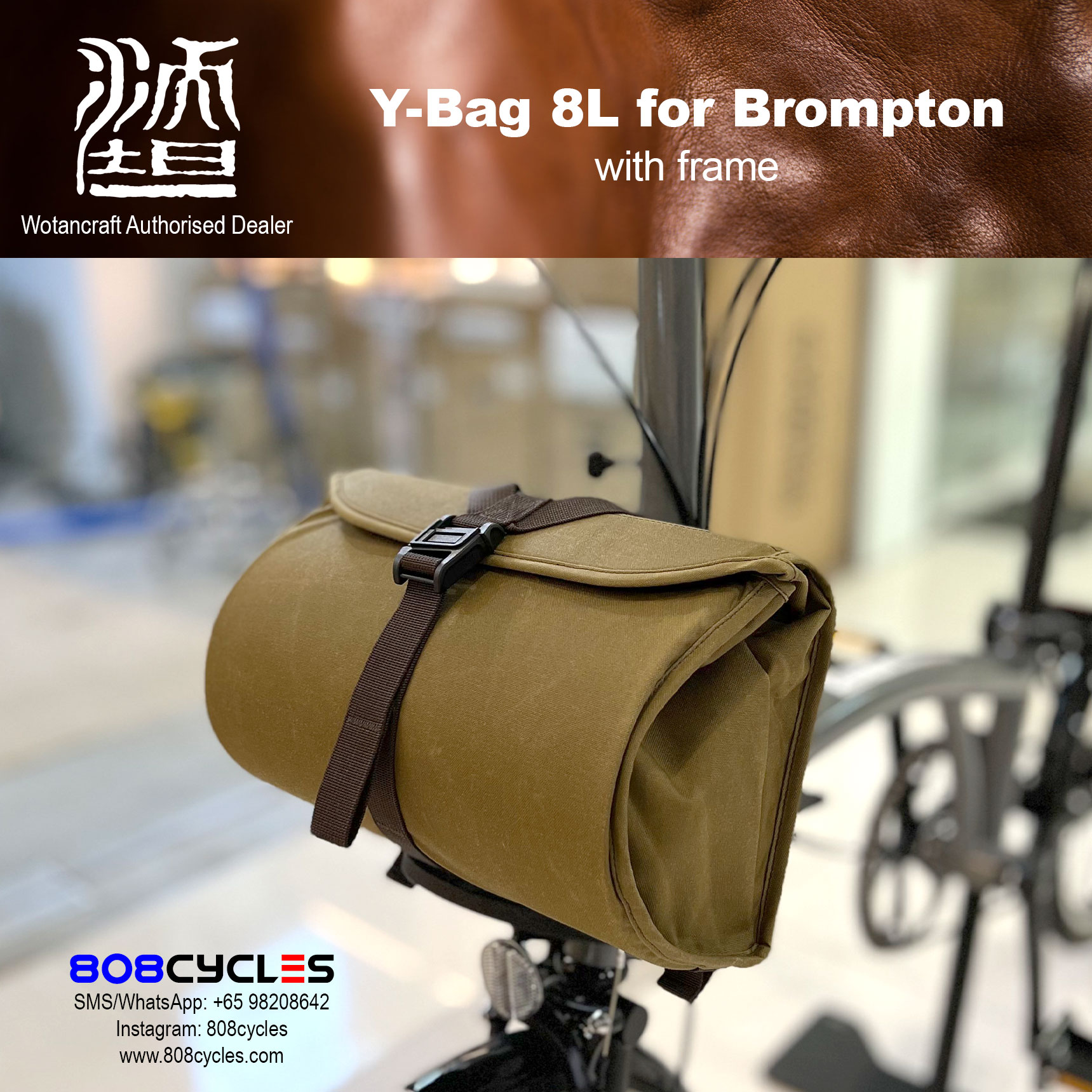 Wotancraft Y-Bag 8L for Brompton - Image 5