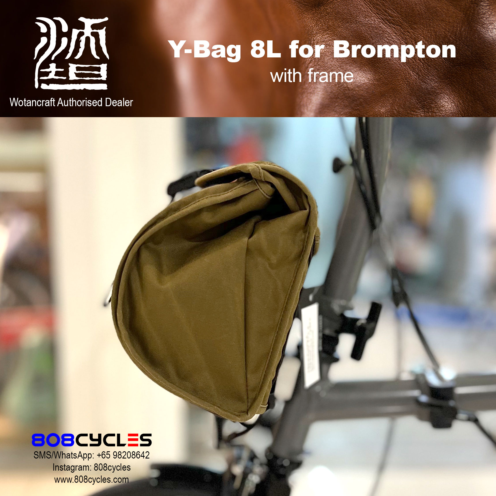 Wotancraft Y-Bag 8L for Brompton - Image 6