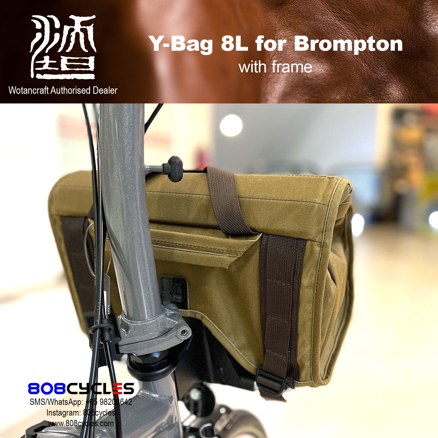 Wotancraft Y-Bag 8L for Brompton - Image 7