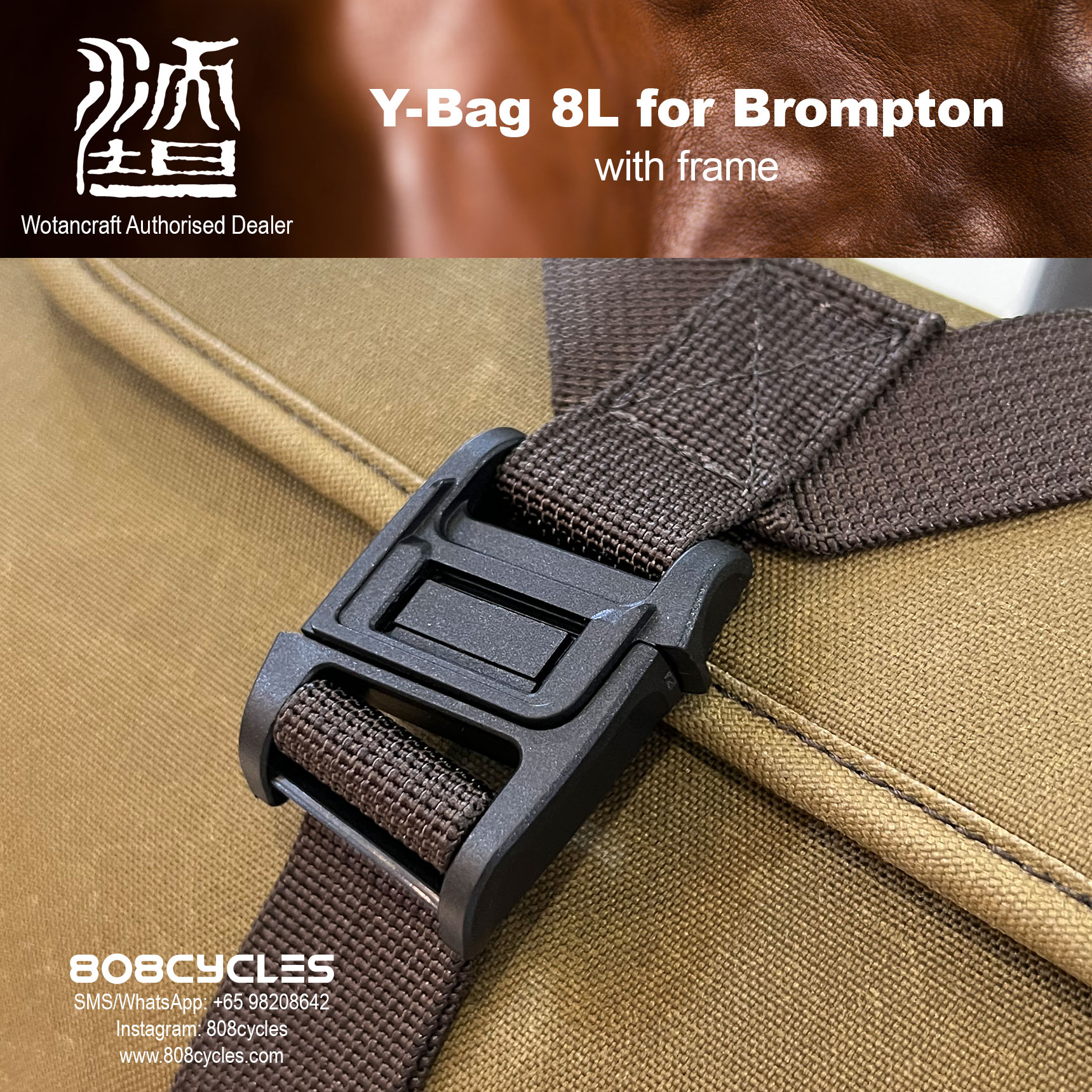 Wotancraft Y-Bag 8L for Brompton - Image 8