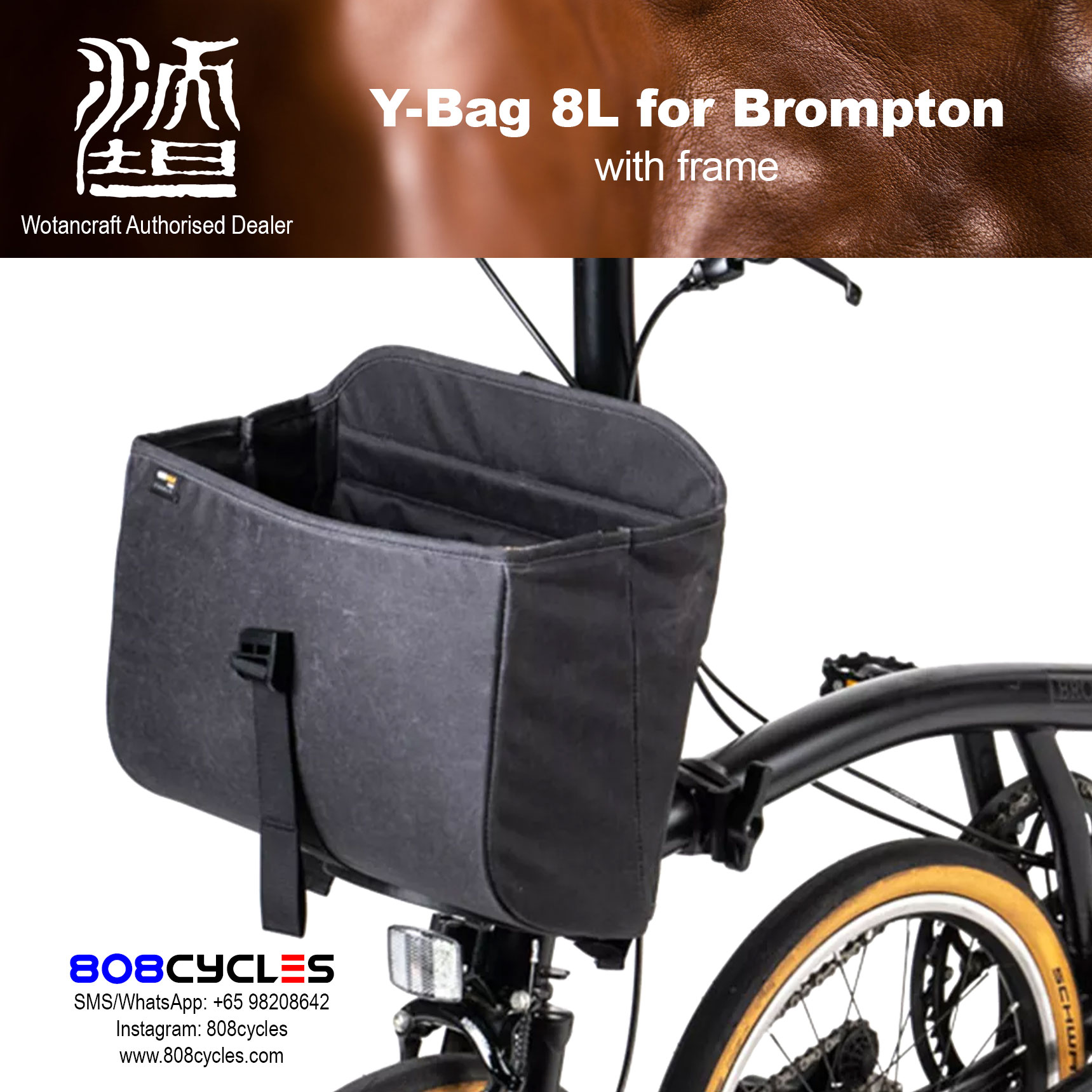 Wotancraft Y-Bag 8L for Brompton - Image 10