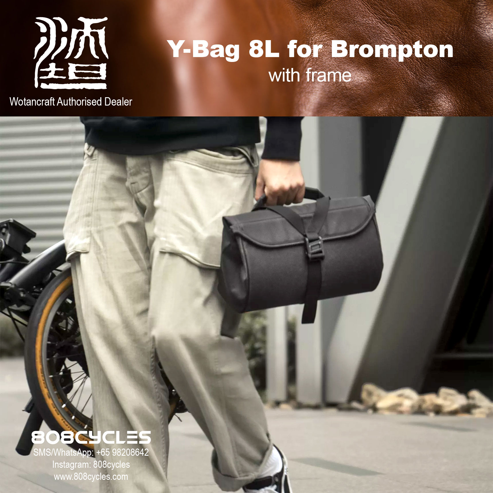Wotancraft Y-Bag 8L for Brompton - Image 11