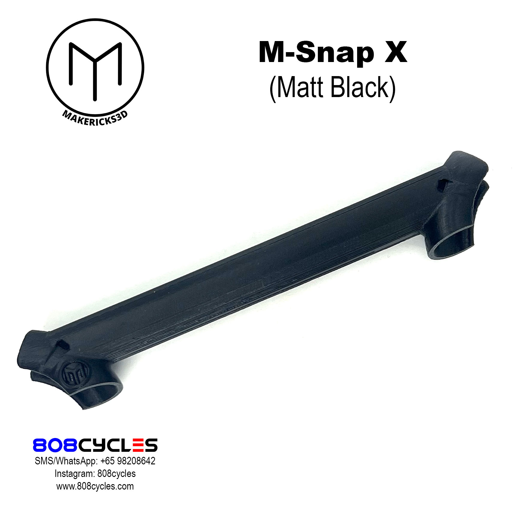 Makericks3D M-Snap X (Matt Black) - Image 2