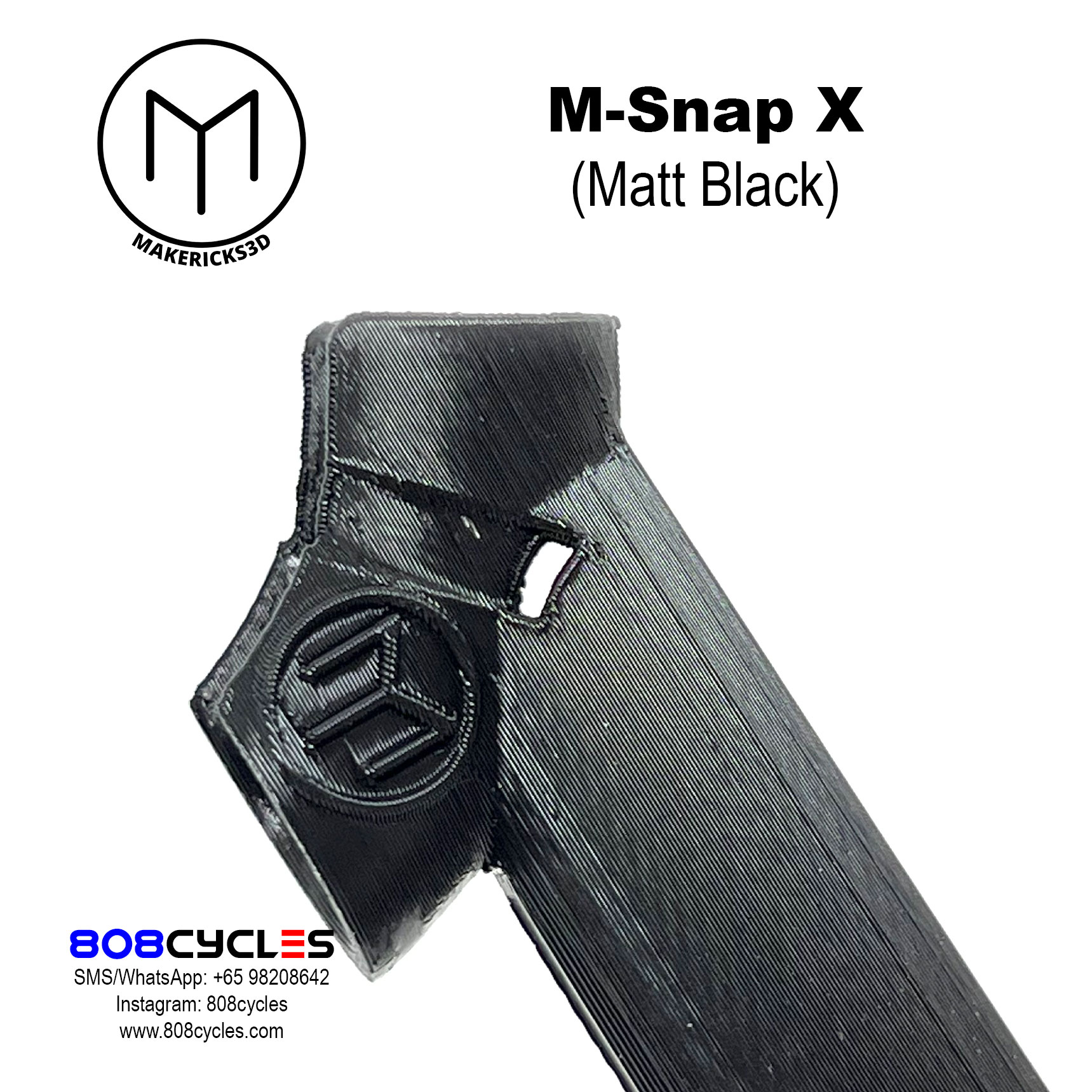 Makericks3D M-Snap X (Matt Black) - Image 3
