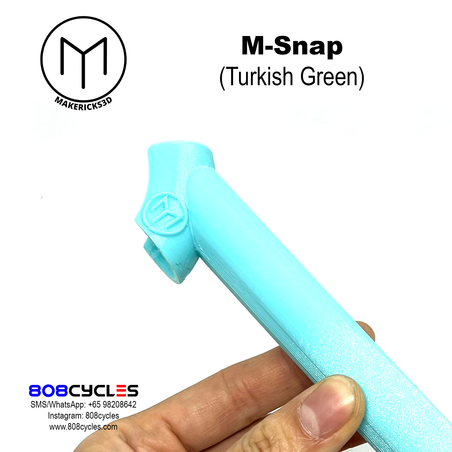 Makericks3D M-Snap (Turkish Green) - Image 2