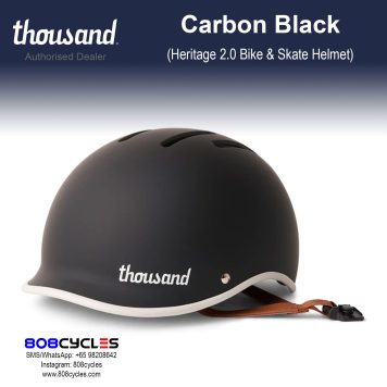 Thousand Heritage 2.0 Bike & Skate Helmet - Carbon Black