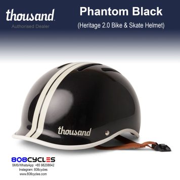 Thousand Heritage 2.0 Bike & Skate Helmet - Phantom Black