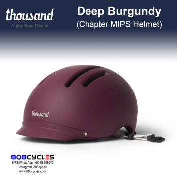 Thousand Chapter MIPS Bike Helmet – Deep Burgundy