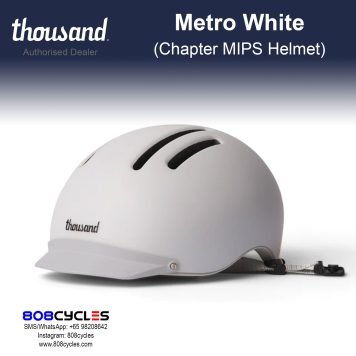Thousand Chapter MIPS Bike Helmet – Metro White