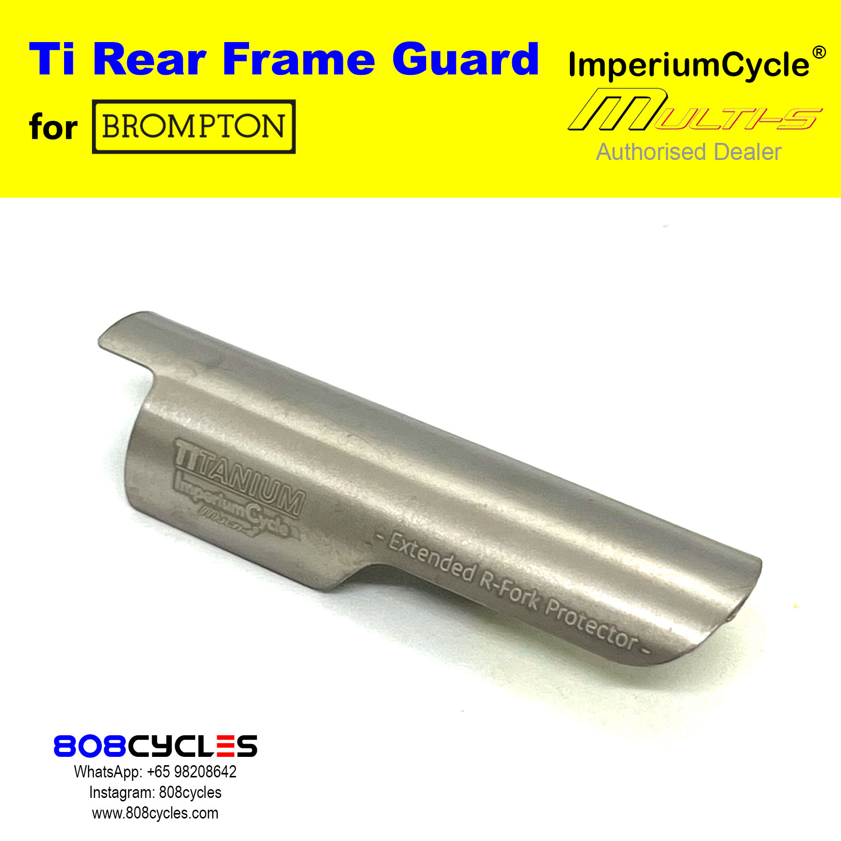 Multi-S Ti Extended Rear Frame Guard - Image 4