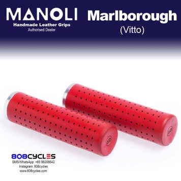 Manoli Vitto Marlboro leather grips for Brompton bicycle