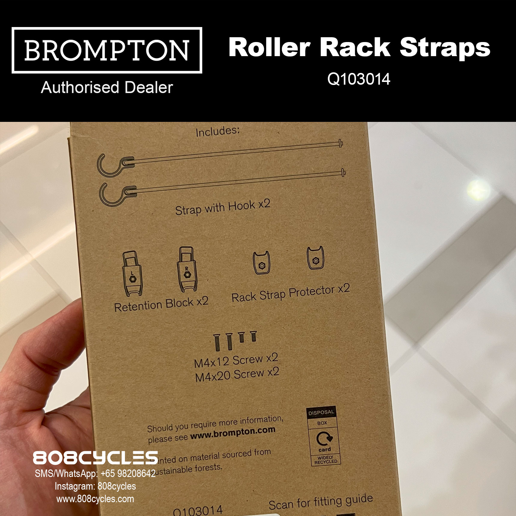 BROMPTON Advance Roller Rack Straps - Image 5