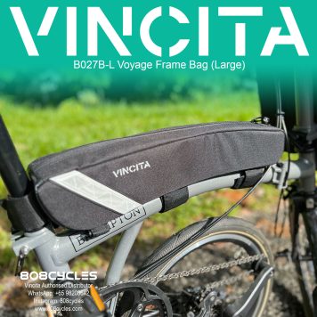 Vincita B027B-L Voyage 2L Frame Bag for Brompton