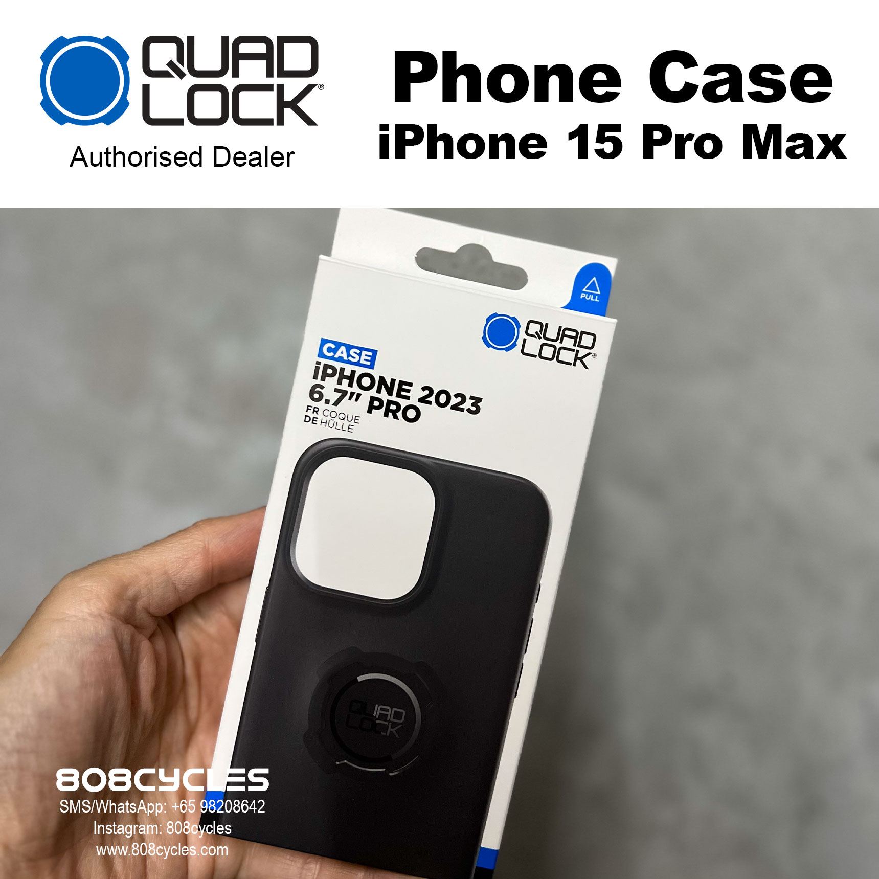 Quad Lock CASE - iPhone 15 Pro Max