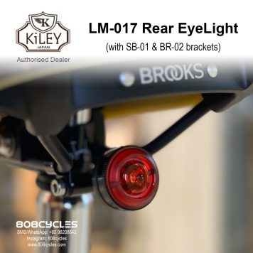 KiLEY LM-017 Black Rear Light + SB-01 + BR-02