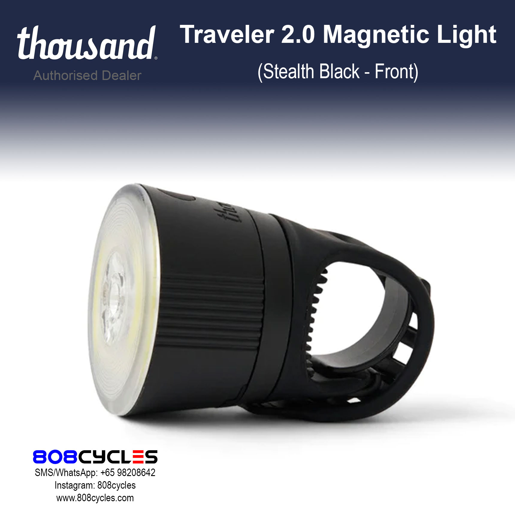 Thousand Traveler 2.0 Magnetic Light - Stealth Black - Image 2