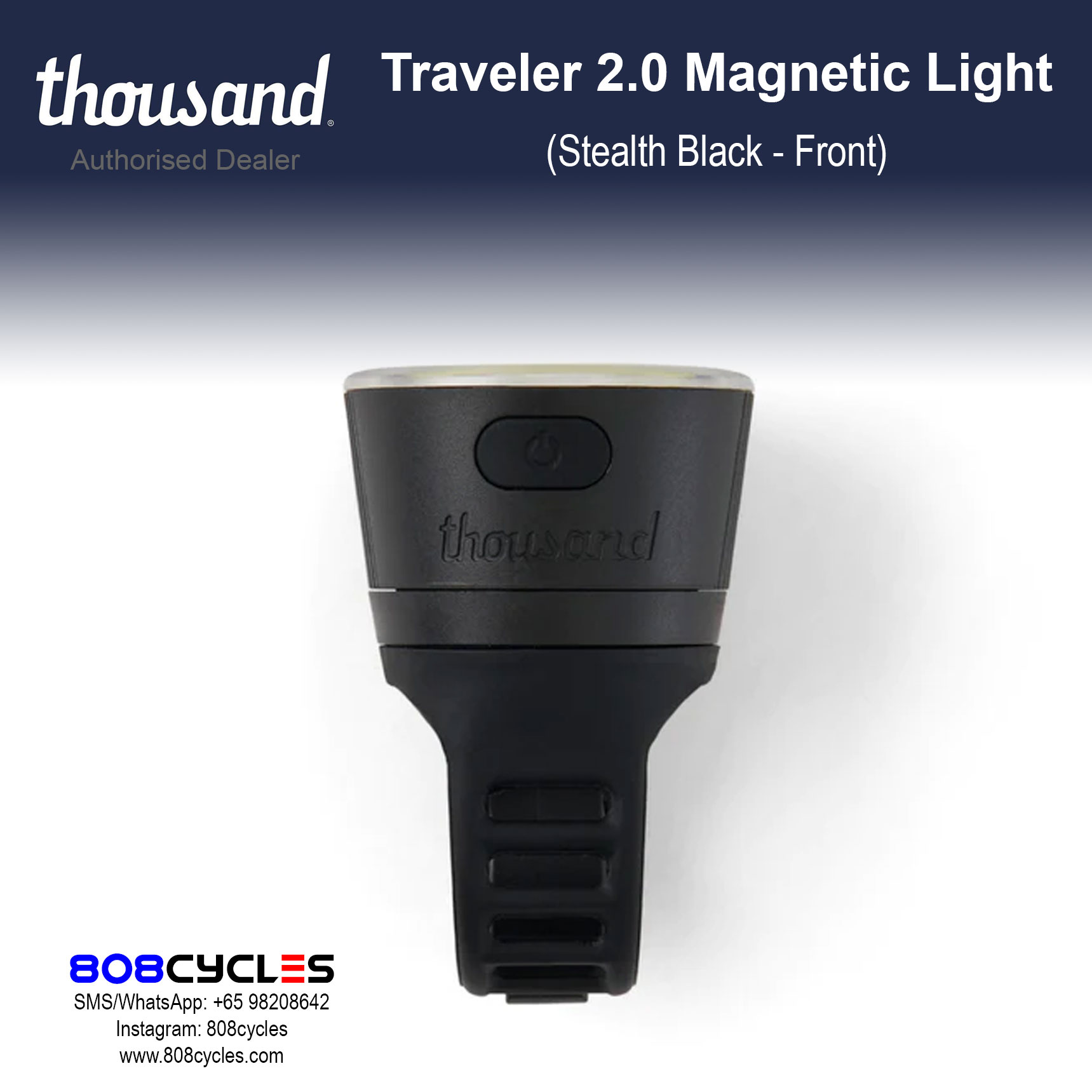 Thousand Traveler 2.0 Magnetic Light - Stealth Black - Image 5