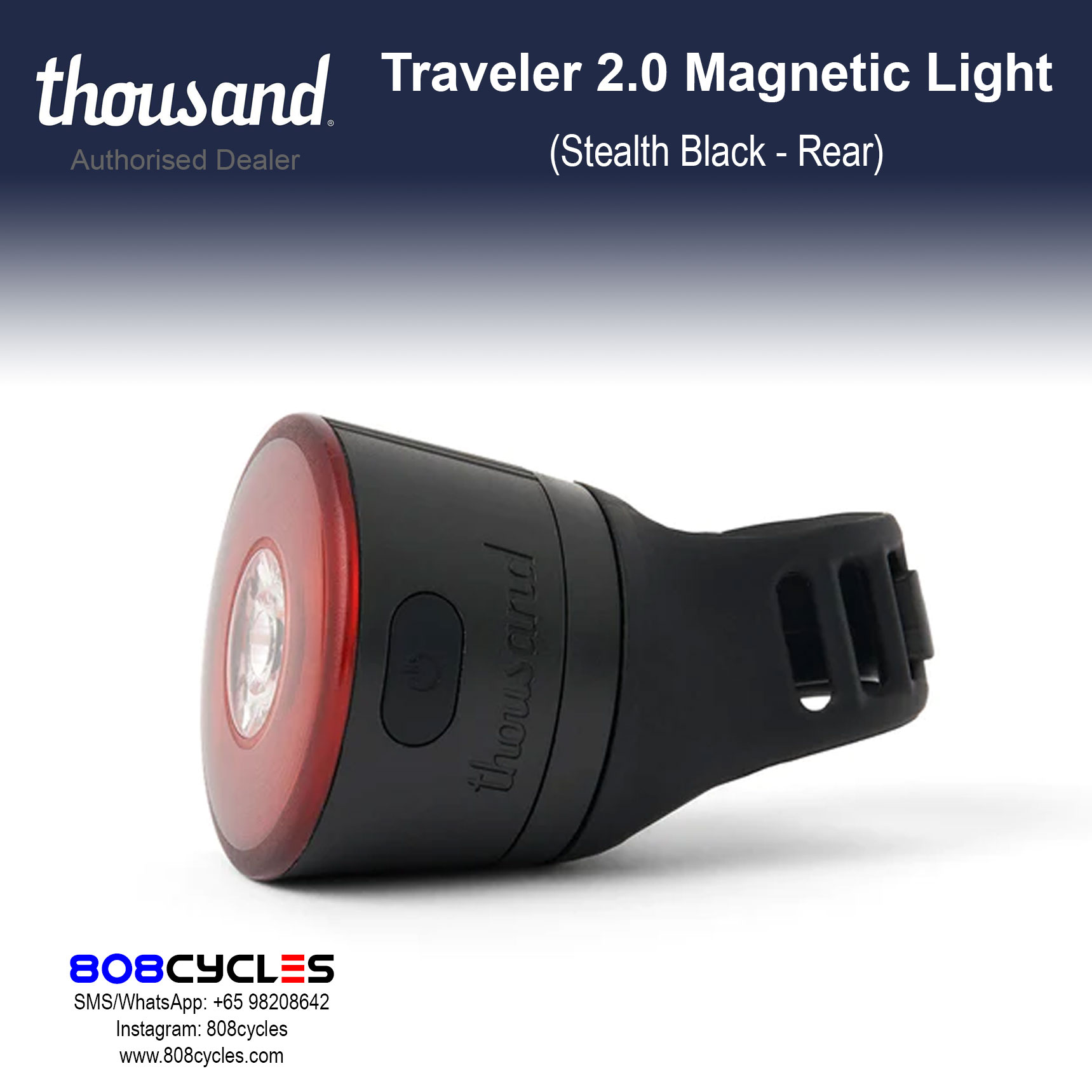Thousand Traveler 2.0 Magnetic Light - Stealth Black - Image 6