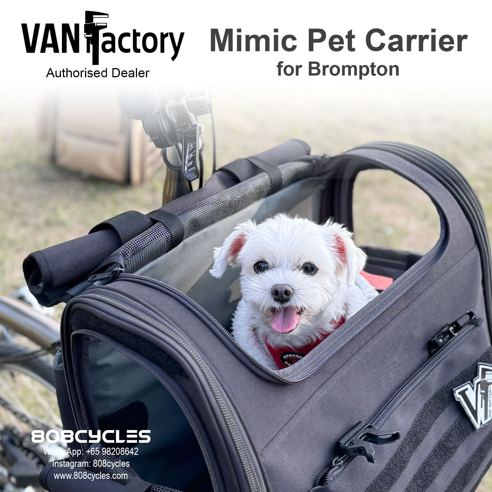 VanFactory Mimic Pet Carrier - Black