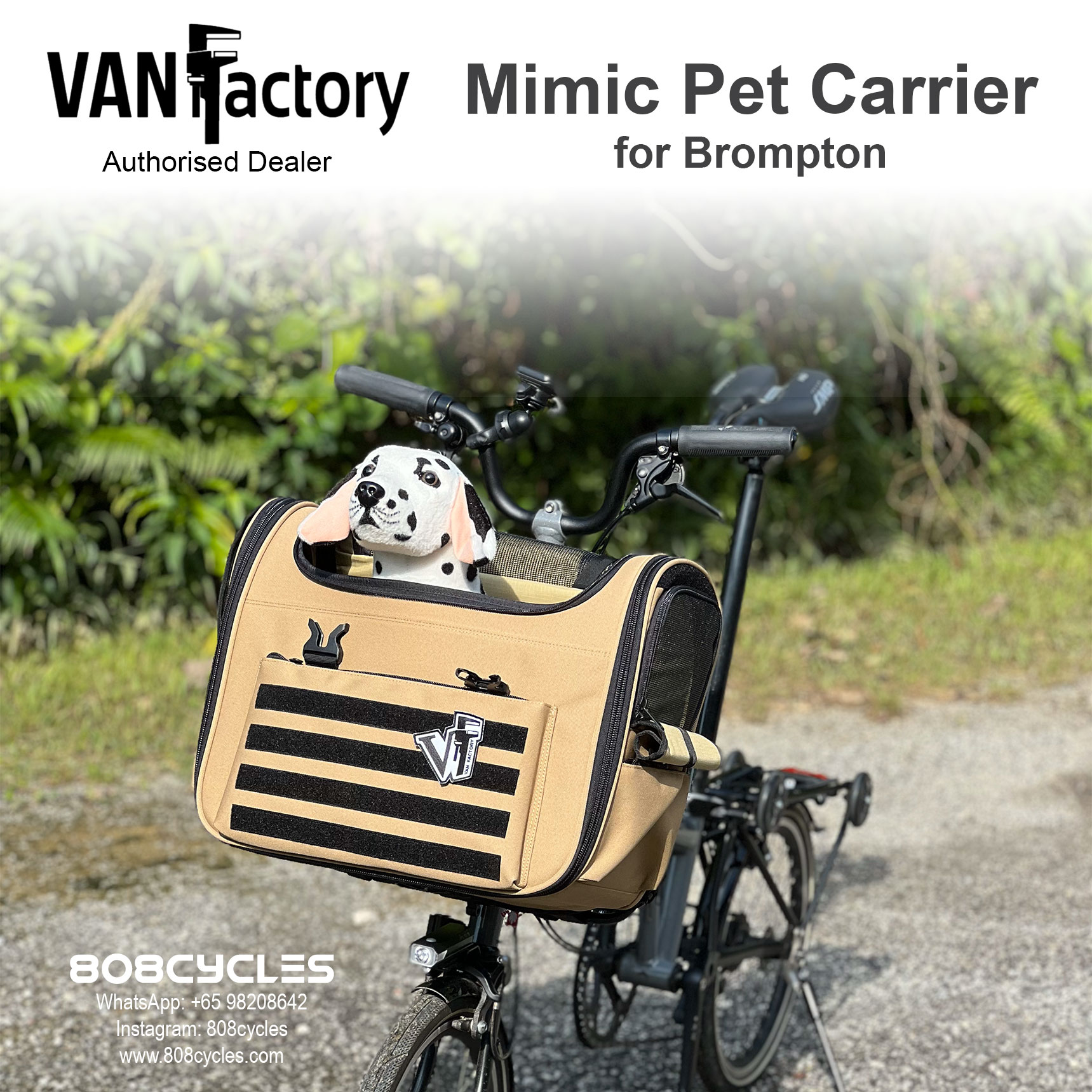 VanFactory Mimic Pet Carrier - Camel - Image 2