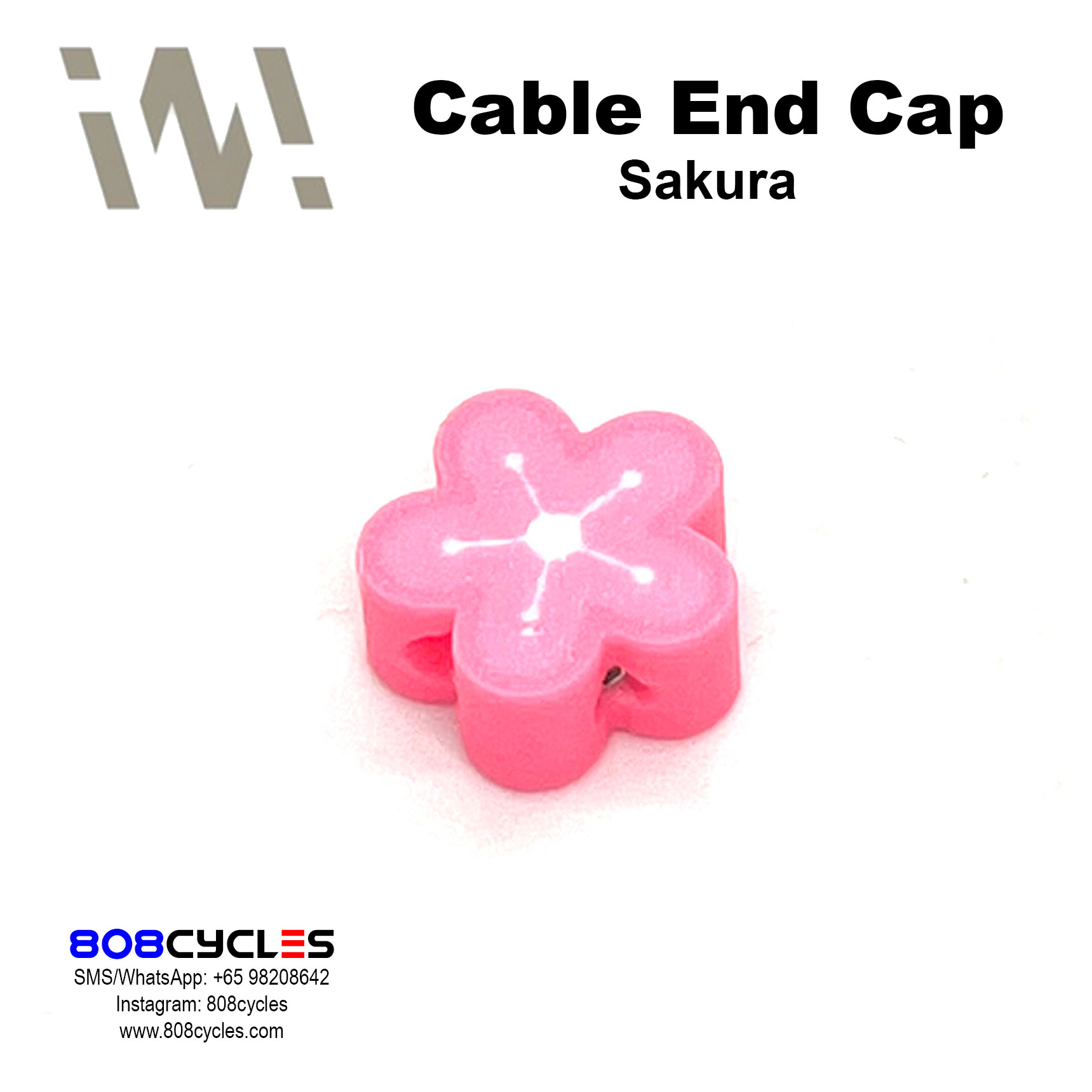 WHAM Design Cable End Cap - Sakura - Image 2