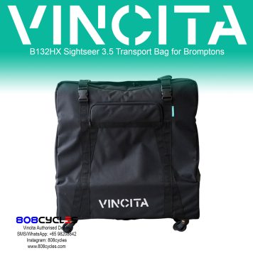 Vincita B132HX Sightseer 3.5 Wheeled Transport Bag for Brompton