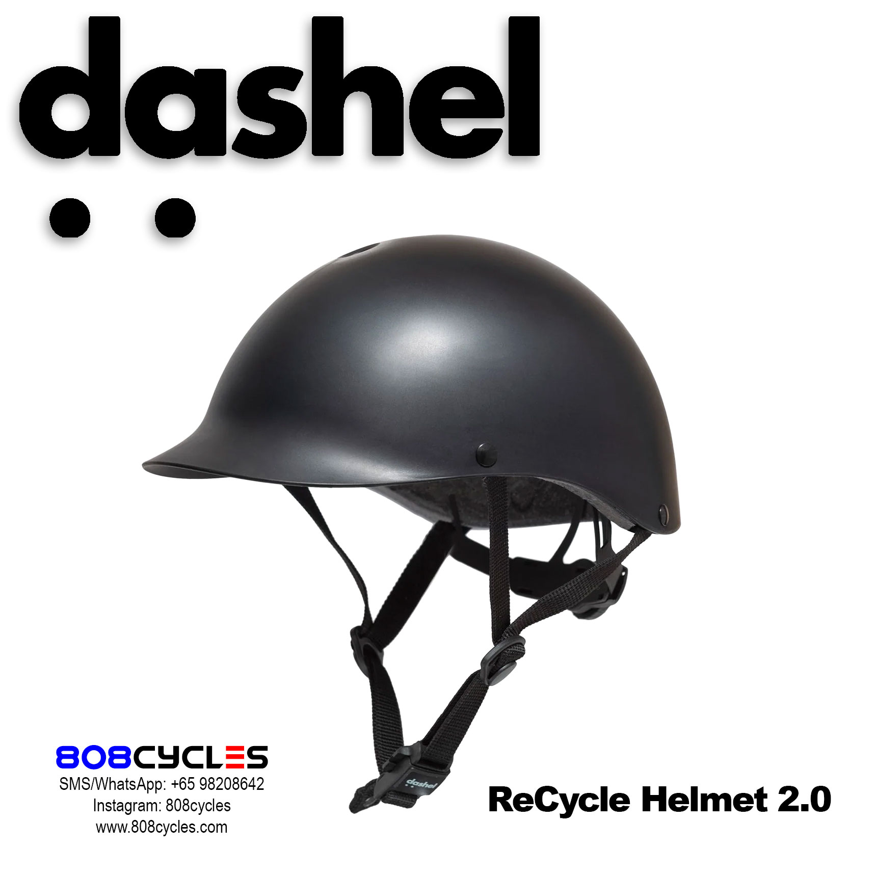 Dashel ReCycle Helmet 2.0 - Black
