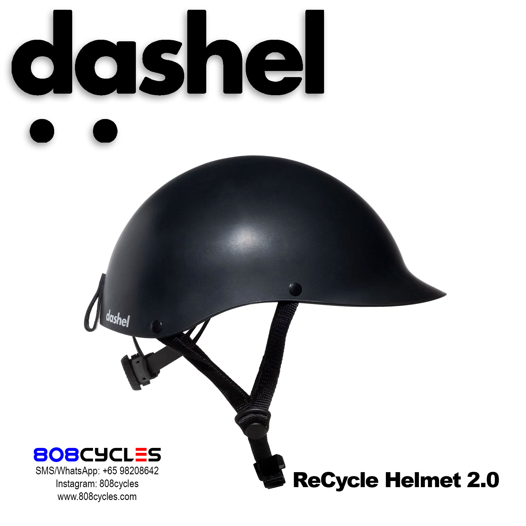 Dashel ReCycle Helmet 2.0 - Black - Image 2